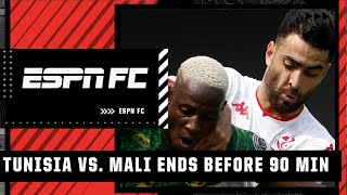 Reacting to Tunisia vs Mali ending before the 90 minutes were up  ESPN FC [upl. by Winchester868]