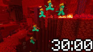 Almost falling to my death  Minecraft Minute 30 [upl. by Swithbert]