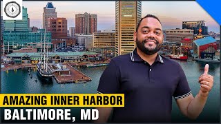 Tour of BALTIMORE MD  Discover the AMAZING Inner Harbor [upl. by Ettezus]