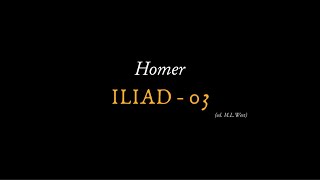 Iliad rhapsody 03 by Homer recited in reconstructed Ancient Greek by Ioannis Stratakis [upl. by Aholah269]