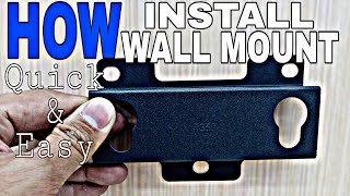 How to install wall bracket on 32 inches Hisense smart tv 32E5600 Quick and Easy [upl. by Nagy]