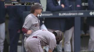 HIGHLIGHTS  Ole Miss Baseball defeats Missouri State 12  3 22824 [upl. by Artaed]