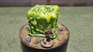 Making an Ooze Gelatinous Cube for your TTRPG [upl. by Tsew]