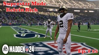 Madden 24 Superstar Mode  Kelvin Rich Ep  55 Offensive Perfection [upl. by Imelida400]