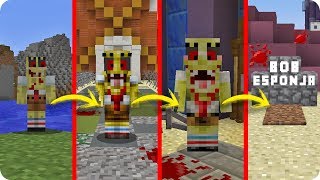 BOB ESPONJAEXE VS LA VIDA EN MINECRAFT  SI EL CICLO DE VIDA EXISTIESE EN MINECRAFT [upl. by Luhe]