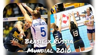 Mundial 2010  Brasil x Rússia  Vôlei Feminino  GRANDE FINAL [upl. by Lunneta94]