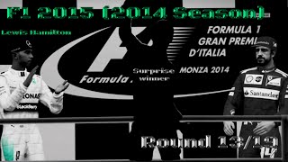 F1 2015 Championship Season Mode 2014 Season Round 1319 [upl. by Eirac495]