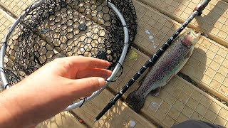 Trout Fishing with Worms at Grindstone Lake [upl. by Merlina]