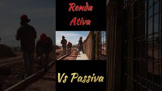 Renda ativa vs passiva investimentos ações dividendos [upl. by Utta326]