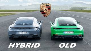 New 911 Hybrid vs Old 911 DRAG RACE [upl. by Blancha]