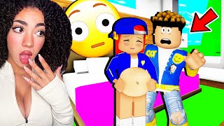 Telling My Boyfriend I’M PREGNANT…He Was SHOCKED Roblox Brookhaven RP [upl. by Magel]