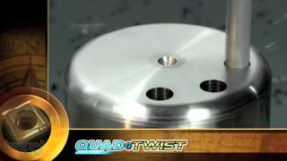 QuadTwist  New Generation 4Edge Indexable Drill  Overview [upl. by Akcirred813]