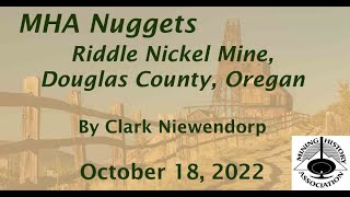 Riddle Nickel Mine Douglas County Oregon [upl. by Chui]