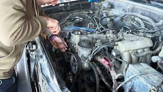 1997 Toyota Tacoma 3RZ Engine Removal Part 2 of 8 [upl. by Ahsielat]