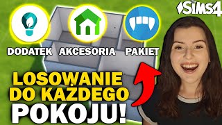 LOSUJĘ DODATEK PAKIET I AKCESORIA DO KAŻDEGO POKOJU W THE SIMS 4 [upl. by Huckaby]