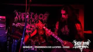 Nebiros Colombia  GUERREROS DE LUCIFER  En vivo en la CDMX [upl. by Starkey]