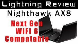 Lightning Review  Netgear NightHawk AX8 [upl. by Esir]