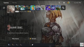 Jeanne dArc PSP PS5 Gameplay PS Plus Premium [upl. by Almond]