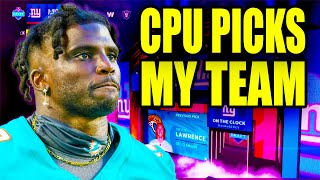 Madden Fantasy Draft BUT The CPU Drafts My Team [upl. by Nahtnaoj]