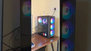 RGB Gaming PC Cabinet Best RGB PC Case under 3500 shorts pccase pcbuild modx gamingpc amd [upl. by Coke]