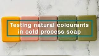 Seeking the natural colourant unicorns Green and Purple in cold process soap [upl. by Lavona]