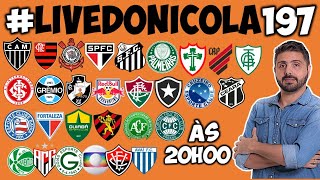 LIVE BRIGA PELO TÍTULO GRANDE VAI CAIR ÚLTIMAS DO MERCADO FLA RB E INTER VENCEM E MAIS [upl. by Ab]