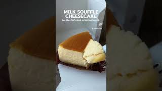 Milk Soufflé Cheesecake  So Light amp Smooth Like A Fluffy Cloud [upl. by Bruis]