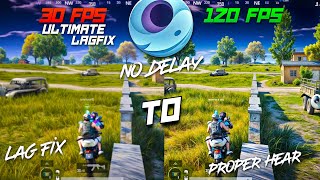 ULTIMATE LAG FIX 🛠  MY PERSONAL GAMELOOP SETTINGS  INPUT DELAY FIX  LOW END DEVICES [upl. by Odom787]