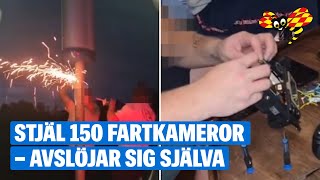 Stjäl fartkameror för miljonbelopp – avslöjas av egna filmen [upl. by Stoller176]