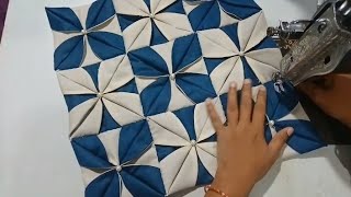 ✅So Incredible So Beautiful Cushion Cover Cutting And StitchingPatch Work Idea 💡Asfi AntikBatik [upl. by Skolnik]