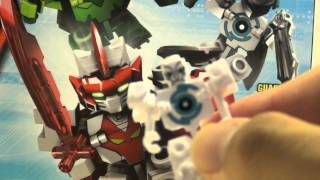 Tenkai Knights Tenkai Action Pack BravenWolf Valorn and Guardian Boreas Review [upl. by Gamin428]