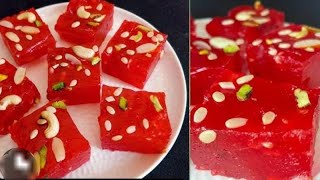 Bombay Karachi Halwa Recipe  Just 10 mins l Cornflour Halwa With Tips amp Tricks [upl. by Donny]