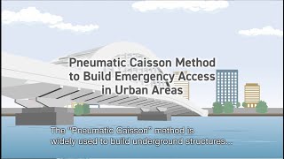 Pneumatic Caisson Method to Build Emergency Accesses in Urban Areas [upl. by Siuqaj315]