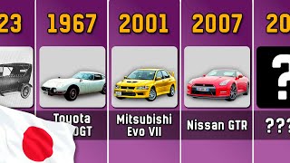 Comparison Evolution of The Japanese Cars [upl. by Kostman855]