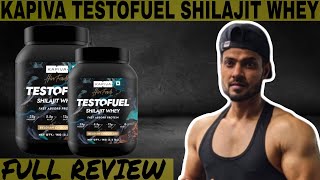 kapiva shilajit whey protein review  kapiva testofuel whey protein review [upl. by Asoj]