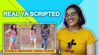 DOUBLE MEANING JOKES PRANK REACTION  EPISODE  51  FUNNY REACTIONS  DILLI K DILER  Neha M [upl. by Elohc971]