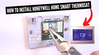 How To Install Honeywell Home Wifi Smart Thermostat [upl. by Ennaylil528]