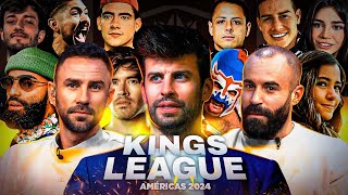 PRIMER PROGRAMA OFICIAL DE LA KINGS LEAGUE AMERICAS 🥵⚽️ [upl. by Ceciley]