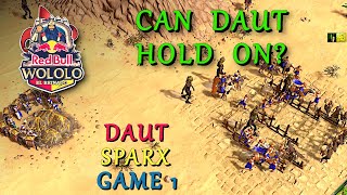 A Daut Castle in Age of Mythology  Red Bull Wololo  Daut Gaia vs SPARX Thor [upl. by Nnyw]