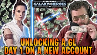 Unlocking a Galactic Legend Day 1 on a New Account Please Dont Do This in Galaxy of Heroes [upl. by Bohannon]