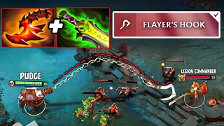 Insane Max Range Hook Pudge 22Kills Overwhelming Blink  Ethereal Blade Dota 2 [upl. by Inavoig]