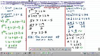 MATH FORM 3 SEQUENCES AND SERIES AP LESSON 3 KCSE 2000 PP2 NO18 [upl. by Nuahsal]