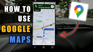 How to Use Google Maps  Using Google Maps While Driving [upl. by Bryana]