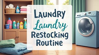 Laundry Restocking Routine  How to Keep Your Supplies Fresh amp Organized asmrrestock [upl. by Sirkin155]