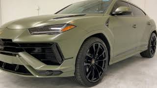 Certified Pre Owned 2024 Lamborghini Urus S  Verde Turbine and Nero Ade  San Francisco Exotic Cars [upl. by Eelrebmyk]