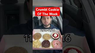 Crumbl Cookie review 1110 crumblcookies cookies foodreview shorts [upl. by Acinnej]