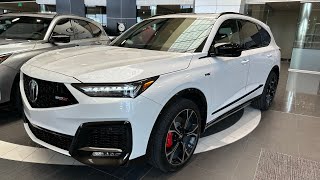 Platinum White 2025 Acura MDX TypeS Advance Walkaround [upl. by Shell117]