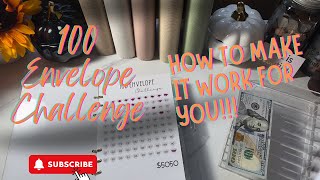 100 Envelope Challenge HOW TO MAKE IT WORK FOR YOU [upl. by Kho427]