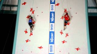 World record in speed climbing 2011 626 seconds HD [upl. by Nylirej]