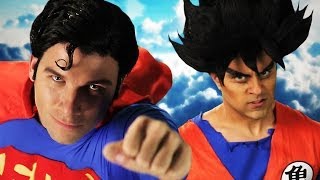 Goku vs Superman Epic Rap Battles of History [upl. by Anileba]